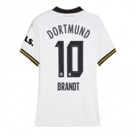 Camisa de Futebol Borussia Dortmund Julian Brandt #10 Equipamento Alternativo Mulheres 2024-25 Manga Curta